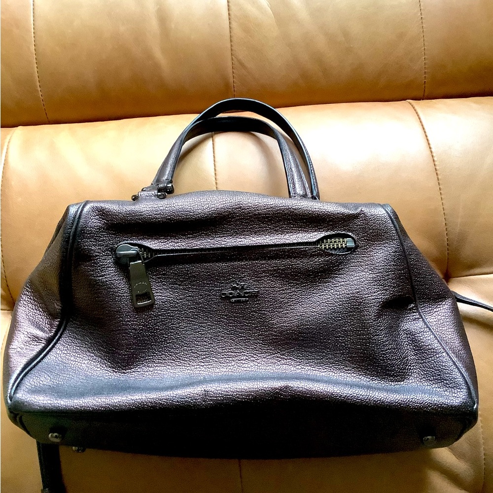 Coach tote  leather bag